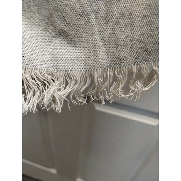 NWT Be Kind by Ellen Tribe Alive Upcycled Denim Scarf Fringe Coastal Handmade - Picture 4 of 8